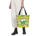 thumbnail image 5 of Fuzoiu Cartoon Frog Print Large Capacity Shoulder Bag for Women,Large Capacity Office Purse,Laptop Tote Bag,Casual Everyday Tote for Work Beach Travel and Shopping Grocery, 5 of 6