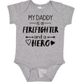thumbnail image 3 of Inktastic My Daddy is a Firefighter and a Hero Boys or Girls Baby Bodysuit, 3 of 5