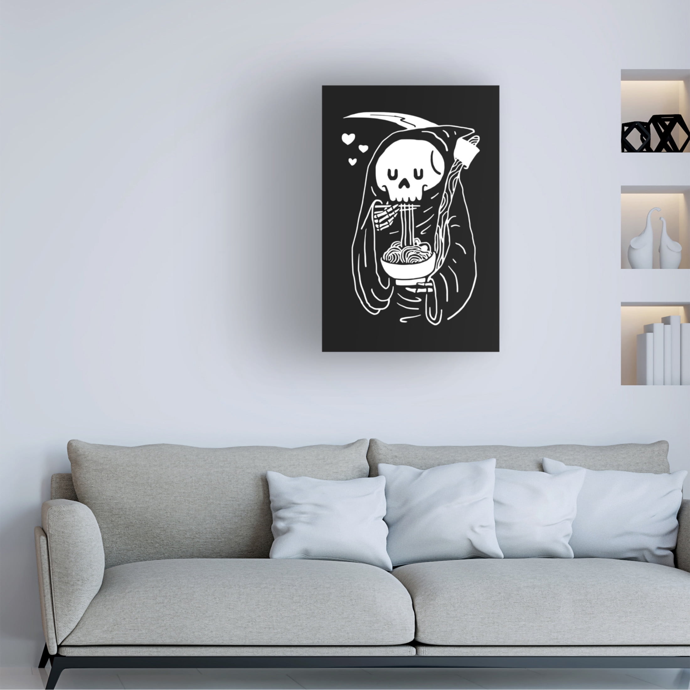 Trademark Fine Art jay stanley But First...noodles Canvas Wall Art