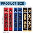 thumbnail image 3 of 2 Pcs Graduation Decorations 2026 Porch Banner Set, Congrats Grad Class of 2026 Red Banner 30X180cm for Door Porch Outdoor Party Decor, 3 of 9
