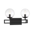 thumbnail image 3 of Crosby 2-Light Bathroom Vanity Light in Matte Black, 3 of 5