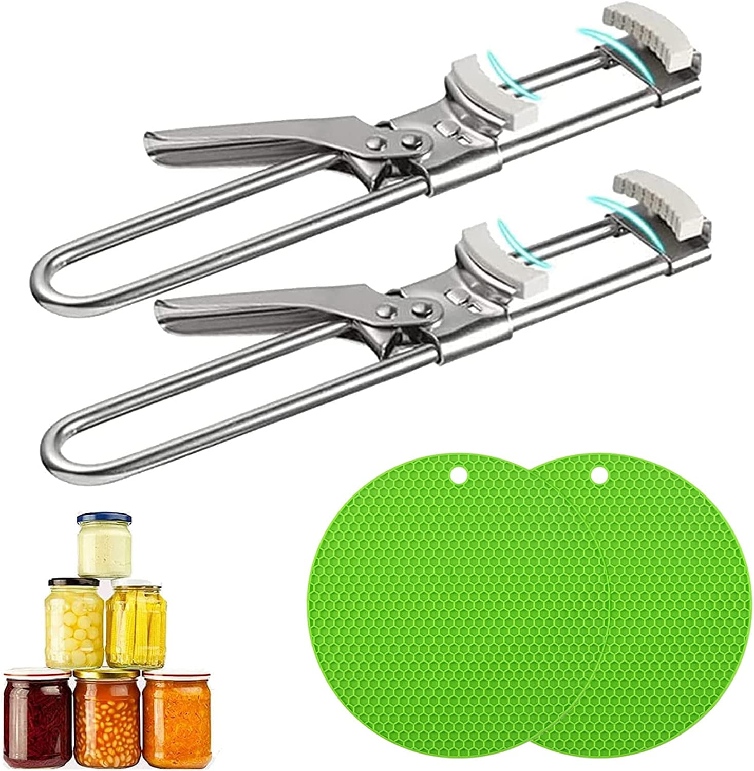 Adjustable Stainless Steel Can Opener,Jar Opener,2023 New