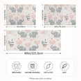 thumbnail image 2 of Yayeee Pillowcase Standard Size Set of 2 Satin Wrinkle Resistant Pillow Case, Cute Elephant, 2 of 8