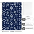 thumbnail image 2 of 2 Pcs Funny Kitchen Towels,Dark Blue Christmas Snowflake Pattern Microfiber Dish Towels,Kitchen Tea Towels,Kitchen Towel Set (18" X 26"), 2 of 7