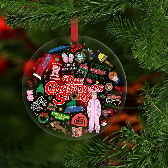 Christmas Story Ornament, Holiday Tree Decoration, Retro Christmas Film Decor, Funny Holiday Keepsake Ornament, Christmas Gift