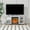 White, variant on HOMLUX 46.5" Fireplace TV Stand with 17.6" Electric Heater, Fits TVs up to 55", 4 Open Storage Compartments, for Living Room