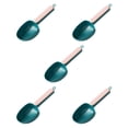thumbnail image 1 of 5 cucharas para comida de mascotas, cucharas multifuncionales para cereales, cucharas para harina de cocina, cucharas para colada. verde, 1 of 9