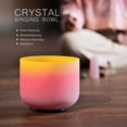thumbnail image 3 of Cuenco de cristal CVNC 440 Hz 20 cm E Note Solar Plexus Chakra, 3 of 7