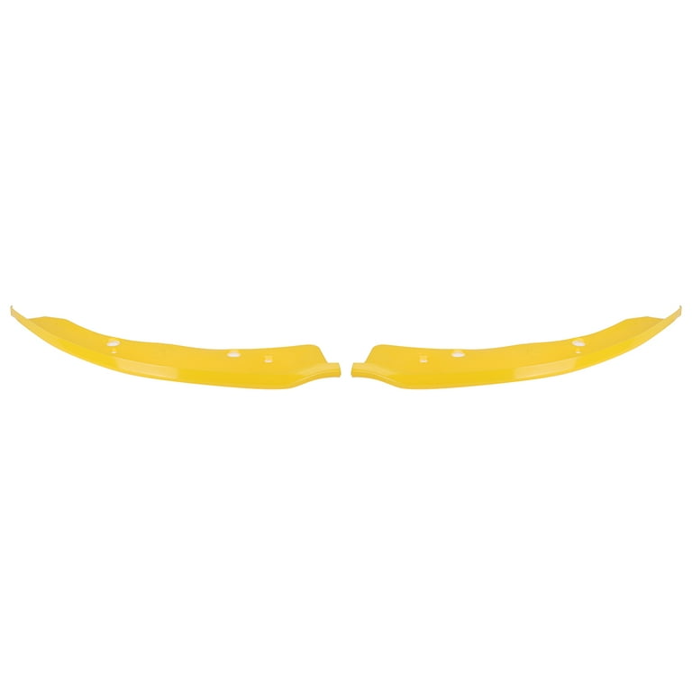 For Dodge Charger SRT Scat Pack 2015-2019 Front Bumper Lip Splitter  Protector, Yellow, Great quality and great Fitment 