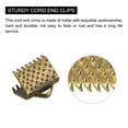 thumbnail image 4 of Uxcell Ribbon Crimp Clamp Ends, 8mm Bookmark Pinch Cord End Clasps for DIY Bronze Tone 100Pack, 4 of 7