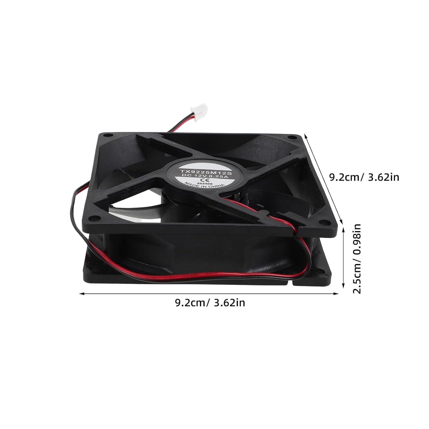 Water purifier maintenance fan, for water dispenser silent cooling fan, 9/3.5 inch plastic ventilation for small home appliance repair and replacement
