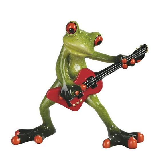 FC Design 6.25"H Frog Playing guitar Figurine Statue Sculpture Ornament Decoration Home/Room Decor and Unique Gift Ideas for Housewarming, Holidays and Birthdays
