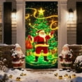 thumbnail image 6 of Fluorescent Christmas Door Cover for Front Doors,Multiple Neon Santa Lights Doors Banners,Glow in the Dark Christmas Door Cover for Outdoor Indoor Holiday Decoration, 6 of 7