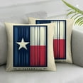 thumbnail image 3 of nygtbtfer Pillow Covers  Flag of Texas Pillowcase Decorative Outdoor Throw Pillow Covers Summer Decorations for Home White, 3 of 7