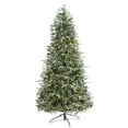 thumbnail image 3 of Nearly Natural 7.5ft Snowed Tipped Clermont Mixed Pine Christmas Tree, 3 of 10