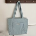 thumbnail image 4 of Bolso de hombro de nailon para mujer, Bolso informal con axila hinchada, Bolso de compras femenino versátil, 4 of 8
