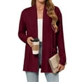thumbnail image 6 of Breathable Womens Long Sleeve Cardigan Open Front Lightweight Cover Up For Summer Beach Office Wear, 6 of 8