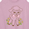 thumbnail image 3 of Instant Message - Vintage Lamb  - Women's Racerback Tank Top, 3 of 6