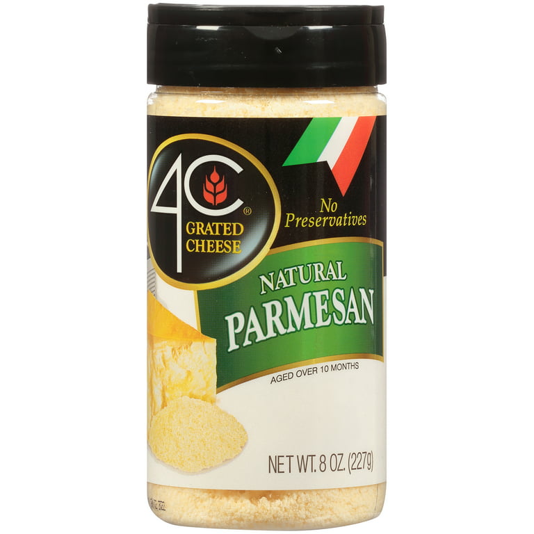 Parmesan Grated Cheese, 8 OZ. Avg. - Arctic Foods