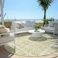 thumbnail image 6 of Addison Rugs Chantille Indoor/Outdoor Transitional Medallions Beige Washable Round Rug, 8' x 8', 6 of 6