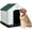 Green, variant on BestPet 39" Large Dog House, Plastic, Green. Suitable for Large Dogs of All Ages