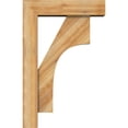 thumbnail image 3 of Ekena Millwork 6"W x 22"D x 34"H Westlake Block Rough Sawn Bracket w/ Offset Brace, Western Red Cedar, 3 of 25