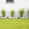 thumbnail image 2 of 25-Panel Round-Top 27ft Connecting Garden Fence, 24"x13" each, 2 of 5