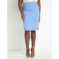 thumbnail image 3 of ELOQUII Women's Plus Size The Ultimate Stretch Pencil Skirt, 3 of 4