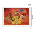 thumbnail image 2 of The Lion King Diamond Art Kits for Adults Diamond Art Gem Art Painting Full Drill Round Art Gem Painting Kit for Home Wall Decor, 2 of 6