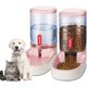 thumbnail image 1 of Comedero Automático para Mascotas Pequeñas y Medianas Set de Bebedero y Comedero Automático 3.8l, Comedero de Viaje y Dispensador de Agua para Perros, Gatos, Mascotas, Animales Rosa BANYUO Electrónica, 1 of 6
