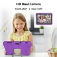 thumbnail image 6 of Easyonlife Kids Tablet 10 Inch 64GB Android 14 Tablet for Kids Ages 3-12 with WiFi, Google Kids Space Parental Control APP Children Tablets with Case Purple, 6 of 7