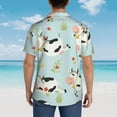 thumbnail image 6 of Goofa Cute Cows Hawaiian Shirt for Men, Unisex Summer Beach Casual Short Sleeve Button Down Shirts,Aloha Tropical Floral print shirt-X-Large, 6 of 9