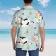thumbnail image 4 of Fotbe Cute Cows Camisa Hawaiana para Hombre Unisex – Camisa Casual de Verano con Botones de Manga Corta de Algodón y Lino,3X-Large, 4 of 7