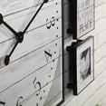 thumbnail image 4 of FirsTime & Co. Shiplap Gallery Set Wall Clock, 20", 6" Plaques, Black & White, 4 of 4