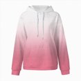 thumbnail image 5 of TOWED22 Sweatshirts for Teen Girls Trendy Long Sleeve Gradient Oversized Hoodie with Kangaroo Pocket Pullover Clothes,Pink,11-12 Y, 5 of 6