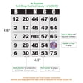 thumbnail image 3 of Bingo Cards Carewon 250 Large 11.4 x 11.4cm White Paper, 3 of 7