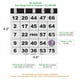 thumbnail image 3 of Cartones de bingo Carewon 250, tamaño grande, 11,4 x 11,4 cm, papel blanco, 3 of 7