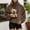 h-Brown, variant on Womens Dog Pouch Sweatshirt Oversized Pet Carrier Sweater Creative Long Sleeve Oversized Pocket Sweater with Dog Pouch Fall Clothes