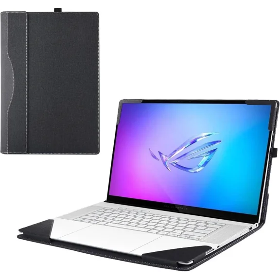 Laptop Cover Case for ASUS ROG Zephyrus G16 16 inch 2024 2025 [not Compatible with Any Other Model] 2-in-1 PU Leather Detachable Notebook Sleeve Computer Bag Protective Cover
