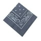 thumbnail image 2 of estampado de doble cara para la cabeza, bufanda para el cuello, muñequera, facial gris Hugo Bandana de algodón con estampado de cachemira, 2 of 7