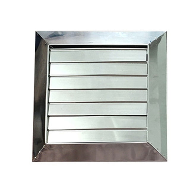 100/150Mm Stainless Steel Movable Square Vents External Wall Rain Cap