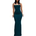thumbnail image 2 of ORUYROP Robe Maxi Moulante pour Femmes Aguichant à Bretelles Spaghetti Sans Manches Moulante Longue 2023, 2 of 7