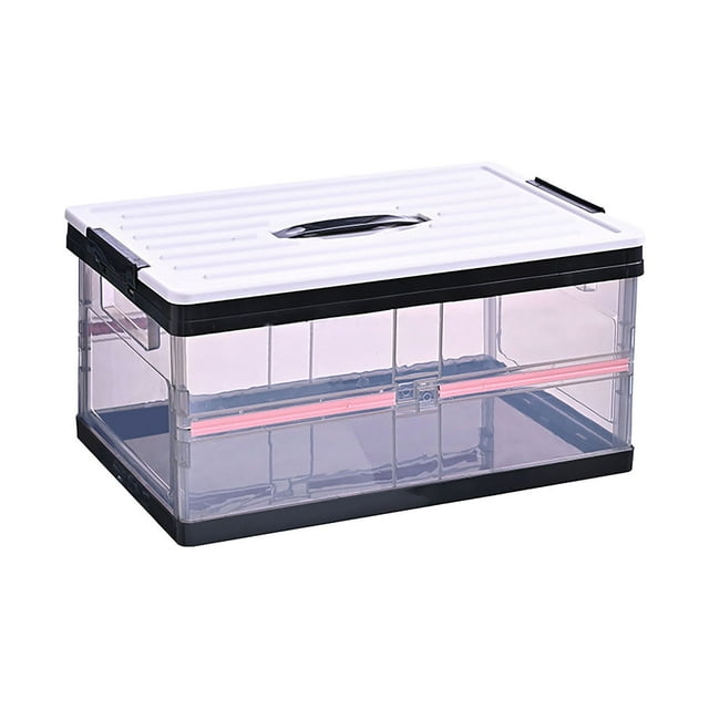 Dvruxg Car Foldable Storage Box Trunk Organizer with Handles Portable Car Storage Bin Multipurpose Camping Sorting Box