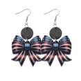 thumbnail image 2 of YYKihy Earrings Acrylic Star Red White Blue Drop Dangel Earrings Festival Patriotic Jewelry, 2 of 6