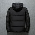 thumbnail image 4 of Mikilon Men Solid Casual Thicken Hooded Zipper Turndown Multi-pocket Jacket Coats, 4 of 9