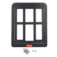 thumbnail image 2 of Slide Gate Frame, Pet Flap Door Widely Applicable Durable  For Pets Black, 2 of 8