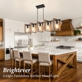 thumbnail image 5 of Nordic Hygge 53’’ Farmhouse Kitchen Island Lighting, Rustic Wood, 5 of 7