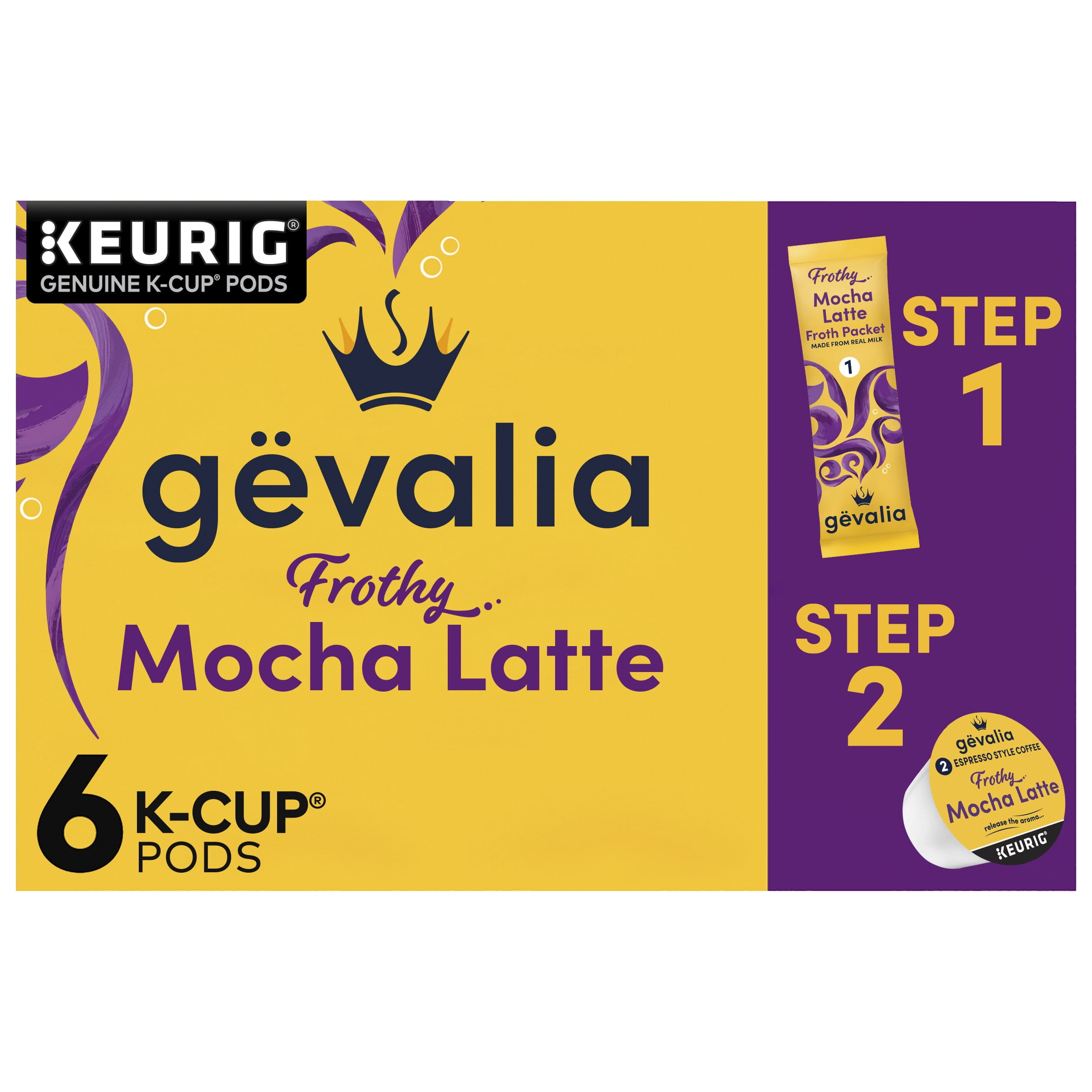 Gevalia Frothy 2-Step Mocha Latte 