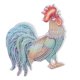 thumbnail image 2 of Rhinestone Painting DIY Production Fine Workmanship Rooster Pattern Rhinestone Art Painting, 2 of 3
