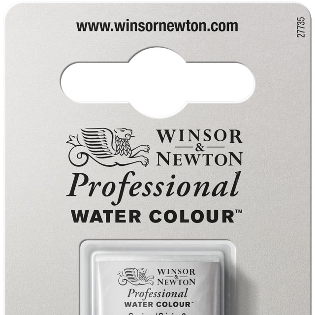Pintura de acuarela profesional Winsor & Newton Half Pan Viridian